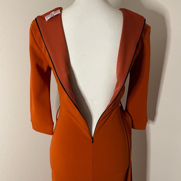 Vintage Chic Midi Dress Size 8 - Picture 8 of 11